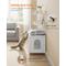 Show in main carousel: FEANDREA Furniture Style Cat Litter Box Enclosure with Storage Shelves, Snow White, 52.1-in slide 6 of 8