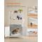 Show in main carousel: FEANDREA Furniture Style Cat Litter Box Enclosure with Storage Shelves, Snow White, 52.1-in slide 1 of 8