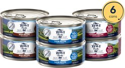 ZIWI Peak Chicken, Mackerel & Lamb, Lamb Variety Pack Grain-Free Pate Canned Food, 3-oz can, case of 6 + Venison, Beef, Lamb Variety Pack Grain-Free Pate Canned Cat Food, 3-oz can, case of 6 slide 2 of 9