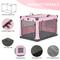 Show in main carousel: Petsfit Soft Sided 3-Door Collapsible Dog Crate, Pink, Medium slide 6 of 12