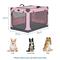 Show in main carousel: Petsfit Soft Sided 3-Door Collapsible Dog Crate, Pink, Medium slide 2 of 12