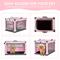 Show in main carousel: Petsfit Soft Sided 3-Door Collapsible Dog Crate, Pink, Small slide 5 of 13