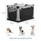 Show in main carousel: Petsfit Soft Sided 3-Door Collapsible Dog Crate, Grey, Small slide 2 of 12