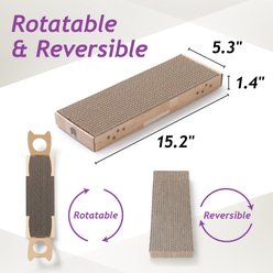 Necoichi Hang & Scratch Doorknob Scratcher, Oak slide 2 of 5