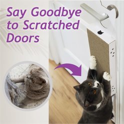 Necoichi Hang & Scratch Doorknob Scratcher, White slide 2 of 5