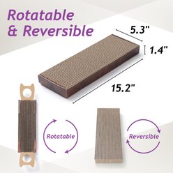 Necoichi Hang & Scratch Doorknob Scratcher, Dark Cherry slide 2 of 5