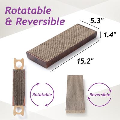 Show full view: Necoichi Hang & Scratch Doorknob Scratcher, Dark Cherry slide 5 of 6