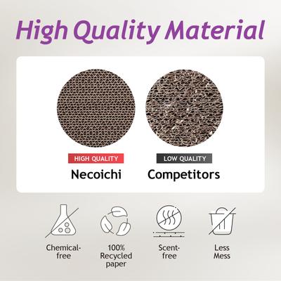 Show full view: Necoichi Cozy Cat Scratcher Tower Toy, Go Green, X-Large slide 5 of 8