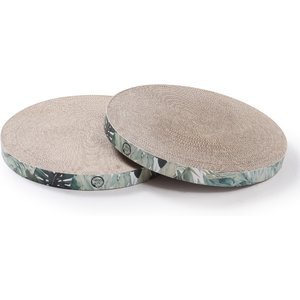 Necoichi Cozy Cat Scratcher Bowl Replacement Pad, 2 count, Go Green, X-Large