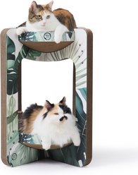 Necoichi Cozy Cat Scratcher Tower Toy, Go Green, Large slide 1 of 5