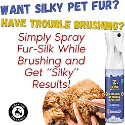 Zone Protects Pets Fur-Silk Detangle Spritzer Spray, Frosted Lavender, 10-fl oz bottle slide 2 of 5