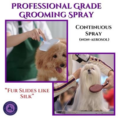 Show full view: Zone Protects Pets Fur-Silk Detangle Spritzer Spray, Frosted Lavender, 10-fl oz bottle slide 3 of 5