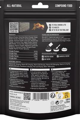 Show full view: Arcadia Reptile Earth Pro SFG Banana & Fig Gecko Food, 6.34-oz slide 3 of 3