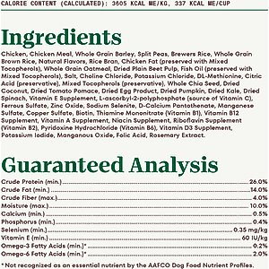 Nutro Natural Choice Senior Small Breed Chicken & Brown Rice Recipe Dry Dog Food, 5-lb bag