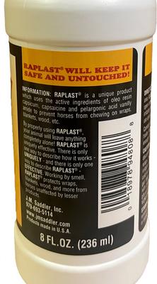 Show full view: J.M. Saddler Inc. Raplast Horse First Aid Spray, 8-fl oz bottle slide 3 of 3