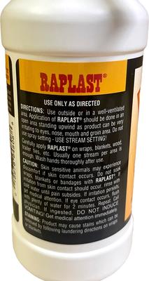 Show full view: J.M. Saddler Inc. Raplast Horse First Aid Spray, 16-fl oz bottle slide 2 of 3