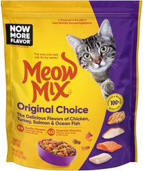 Meow Mix Original Choice Dry Cat Food, 18-oz pouch