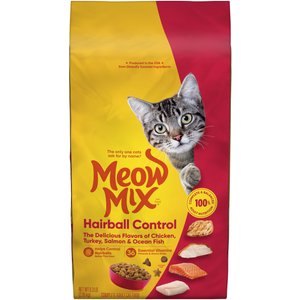 Meow Mix Hairball Control Dry Cat Food, 6.3-lb bag