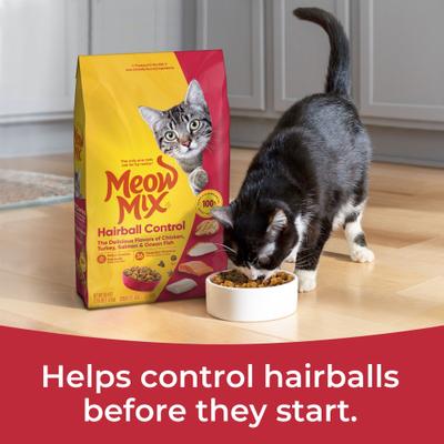 Show full view: Meow Mix Hairball Control Dry Cat Food, 3.15-lb bag slide 6 of 11