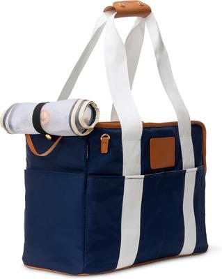 Show full view: Boulevard Pluto Personalized Dog & Cat Carrier Tote, Navy slide 6 of 9