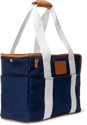 Show full view: Boulevard Pluto Personalized Dog & Cat Carrier Tote, Navy slide 5 of 9