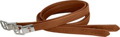 M. Toulouse 3 Fold Double Leather Stirrup Leathers, Cognac, 1 x 54-in