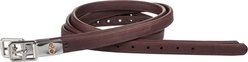 M. Toulouse 3 Fold Double Leather Stirrup Leathers, Chocolate, 3/4 x 54-in