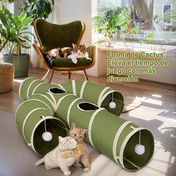 Ownpets Cactus Tunnel Cat Toy, Green, Large slide 2 of 8