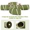 Show in main carousel: Ownpets Cactus Tunnel Cat Toy, Green, Medium slide 4 of 8