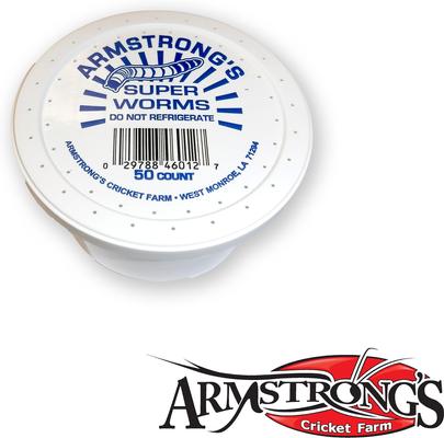 Show full view: Armstrong's Cricket Farm Superworms, 50 count slide 2 of 7