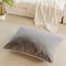 Show in main carousel: Allisandro Extra Soft Faux Fur Pillow Dog Bed with Removable Cover, Grey, Medium slide 5 of 8