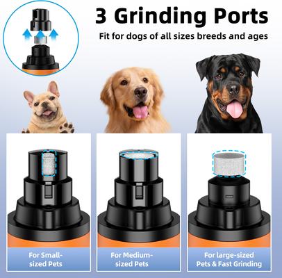 Show full view: Bousnic Smart 6-Speed Quiet Cat & Dog Nail Grinder, Orange slide 7 of 9