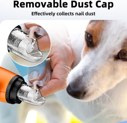 Show full view: Bousnic Smart 6-Speed Quiet Cat & Dog Nail Grinder, Orange slide 6 of 9