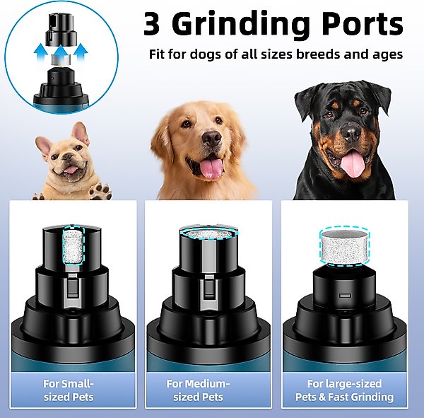 Bousnic Smart 6-Speed Quiet Cat & Dog Nail Grinder