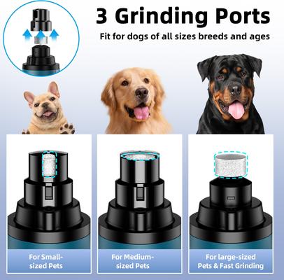Show full view: Bousnic Smart 6-Speed Quiet Cat & Dog Nail Grinder, Blue slide 8 of 10