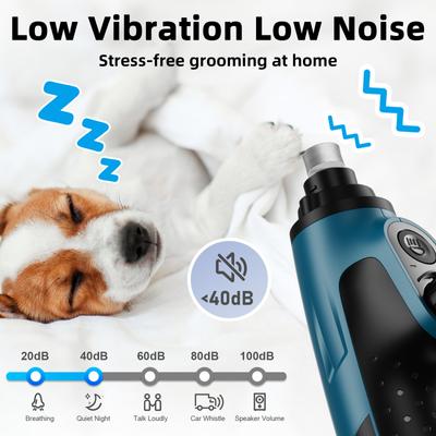 Bousnic Smart 6-Speed Quiet Cat & Dog Nail Grinder