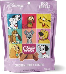 Disney Glad Wags Chicken Grain-Free Jerky Dog Treats, 8-oz bag
