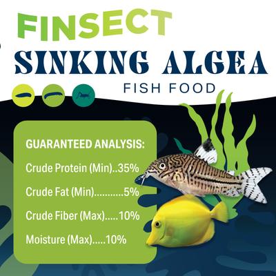 Show full view: Finsect Sinking Algae Fish Food, 3-oz slide 6 of 8