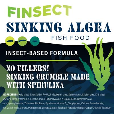 Show full view: Finsect Sinking Algae Fish Food, 3-oz slide 5 of 8