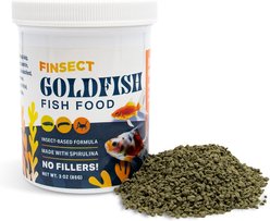 Finsect Gold Fish, Fish Food, 3-oz