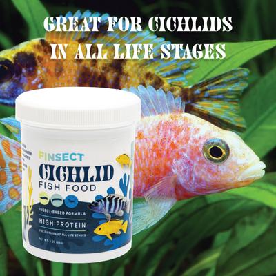 Show full view: Finsect Cichlid Fish food, 3-oz slide 8 of 8