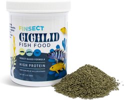 Finsect Cichlid Fish food, 3-oz