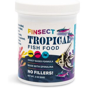 Finsect Tropical Fish Food, 3-oz