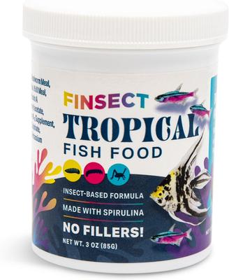 Show full view: Finsect Tropical Fish Food, 3-oz slide 2 of 8