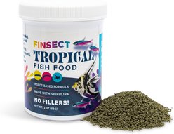 Finsect Tropical Fish Food, 3-oz