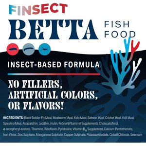 Finsect Betta Fish Food, 1-oz