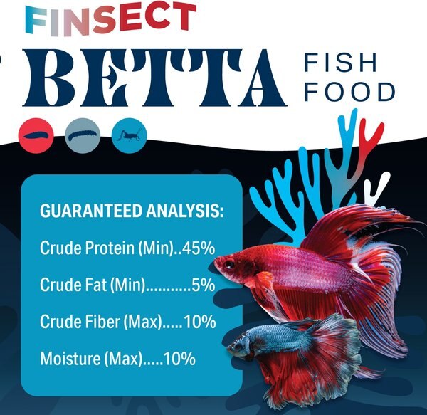 Finsect Betta Fish Food, 1-oz