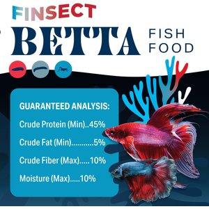 Finsect Betta Fish Food, 1-oz
