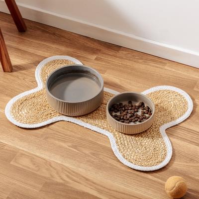 Show full view: Park Life Designs Loxely Jute Dog Food Mat, Tan slide 2 of 5
