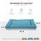 Show in main carousel: Precious Tails Orthopedic Cat & Dog Bed Crate Mat, Teal, Large slide 2 of 8
